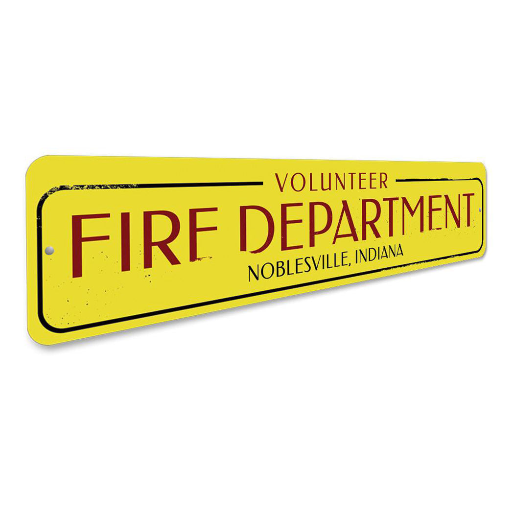 Volunteer Fire Department Sign