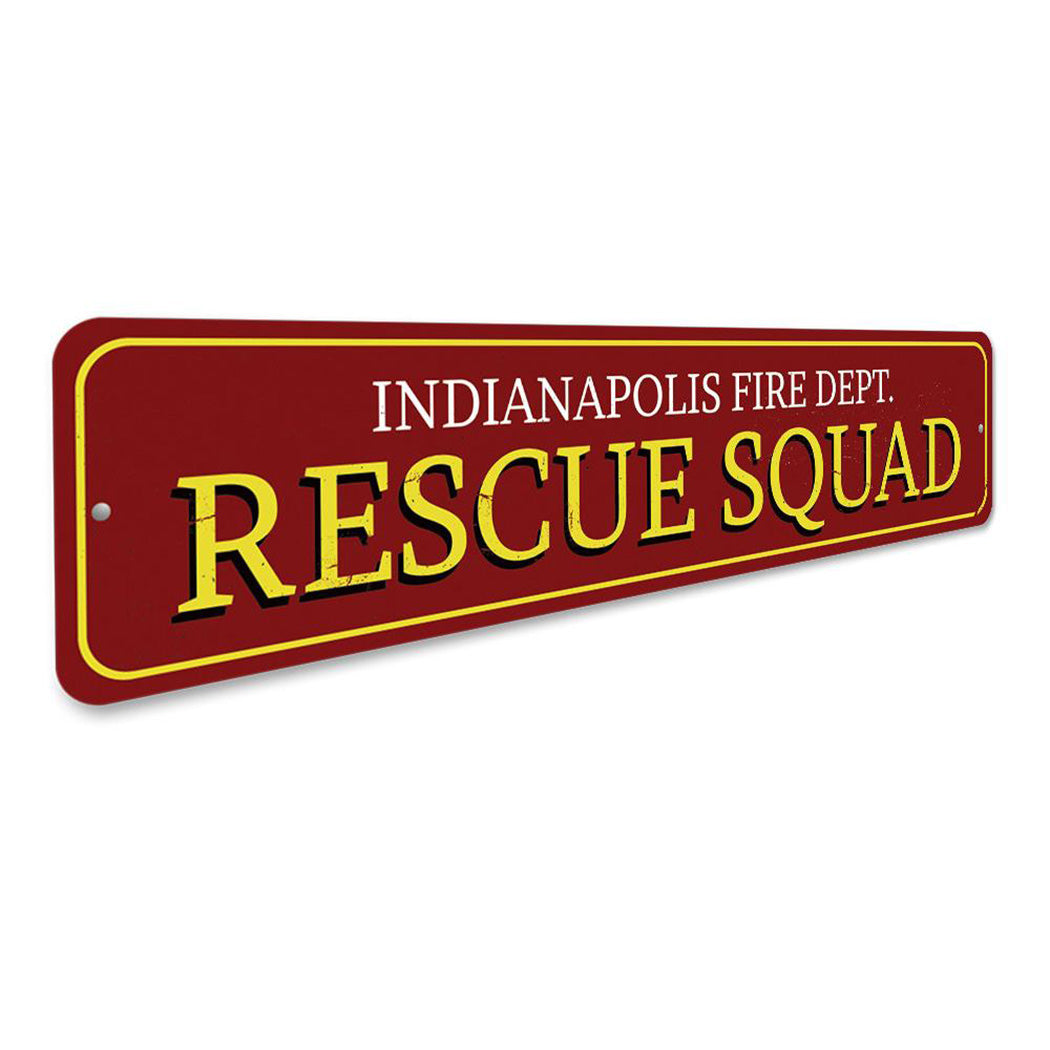 Rescue Squad Sign