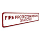 Fire Protection District Sign