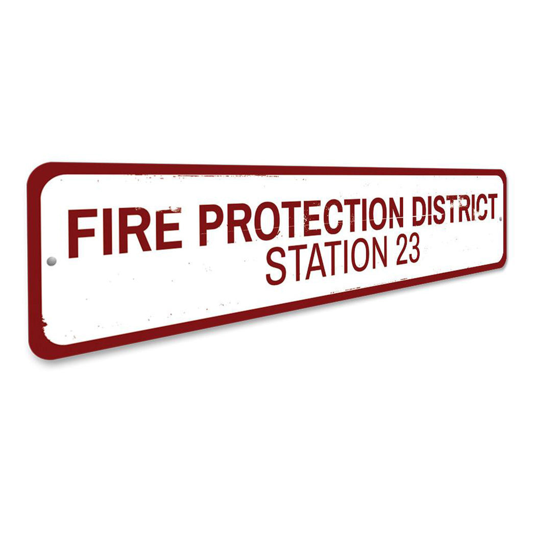 Fire Protection District Sign