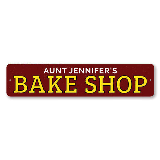 Bake Shop Metal Sign