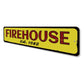 Firehouse Established Date Sign