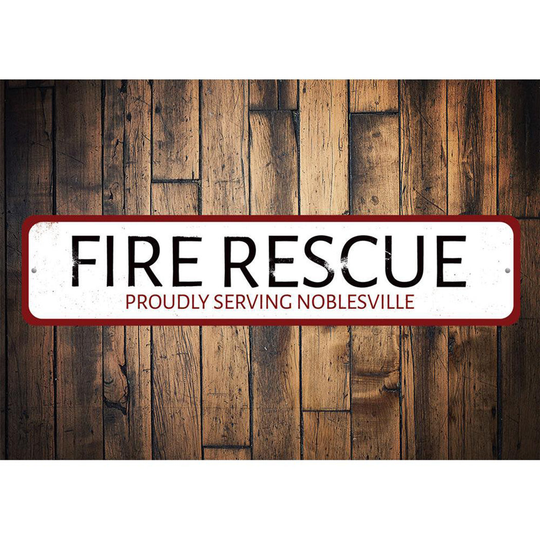Fire Rescue Pride Sign
