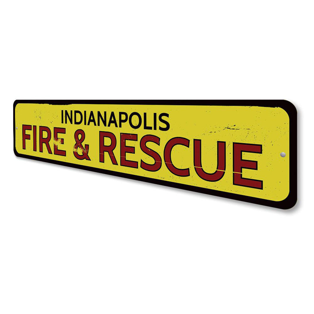 City Fire & Rescue Sign