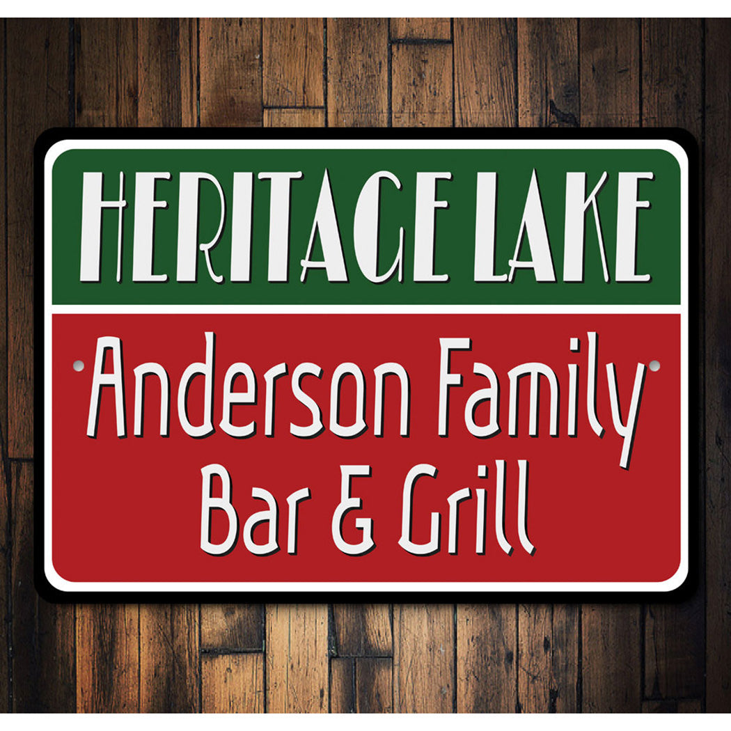 Lakeside Bar and Grill Sign