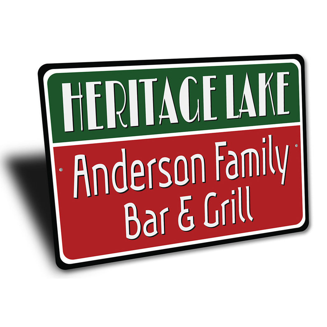 Lakeside Bar and Grill Sign