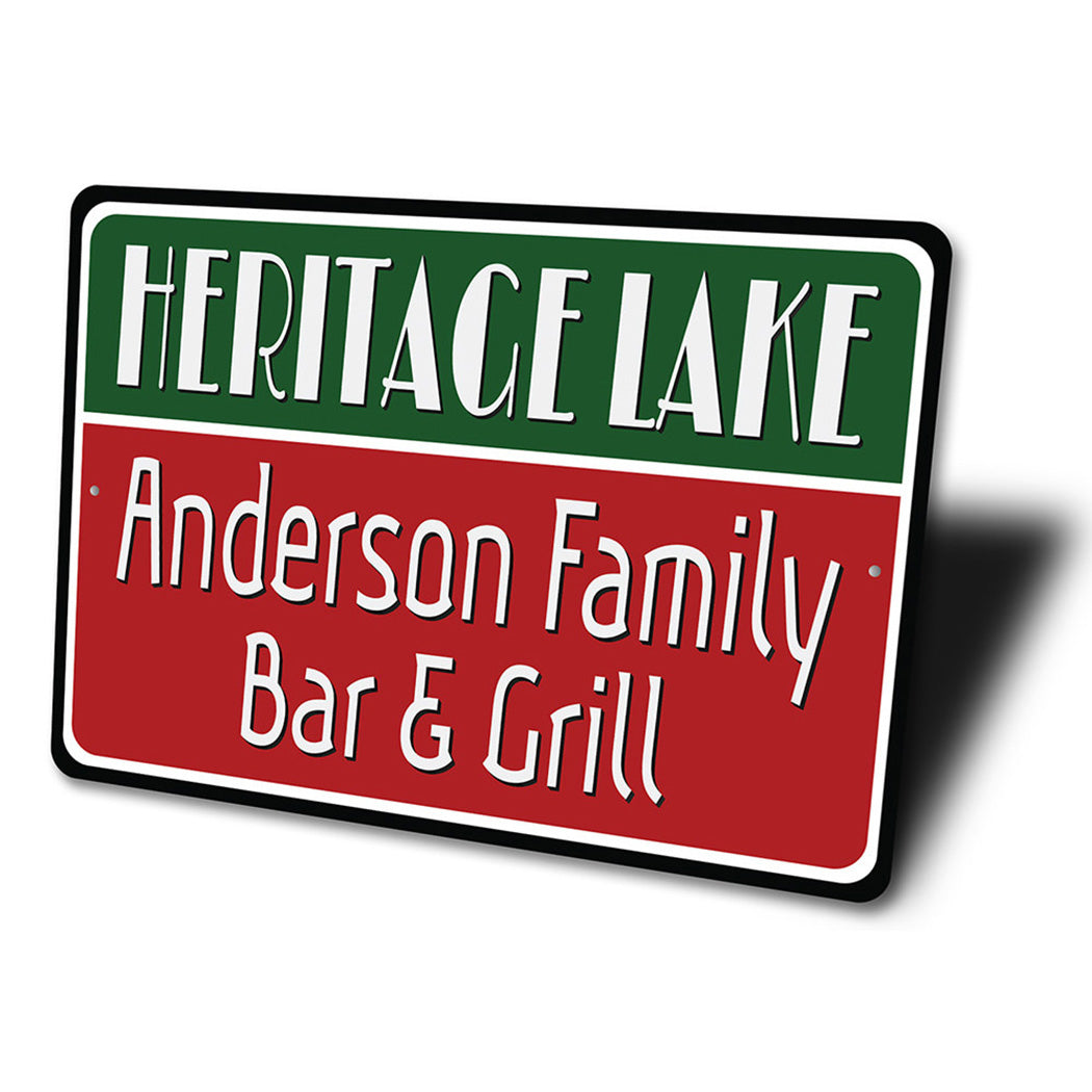 Lakeside Bar and Grill Sign