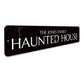 Family Name Haunted House Sign