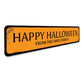 Happy Halloween Family Sign