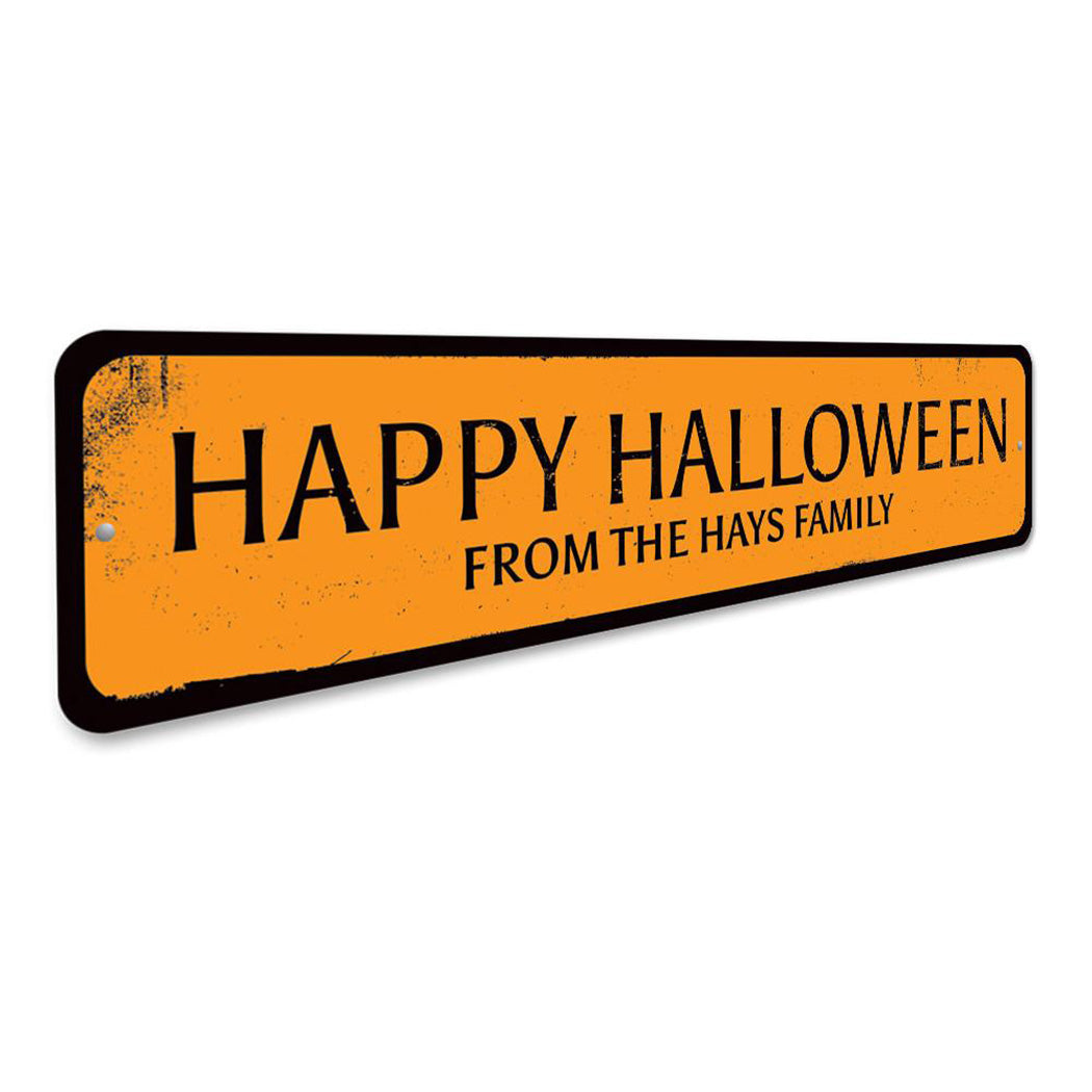 Happy Halloween Family Sign
