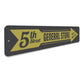 General Store Pointing Arrow Sign