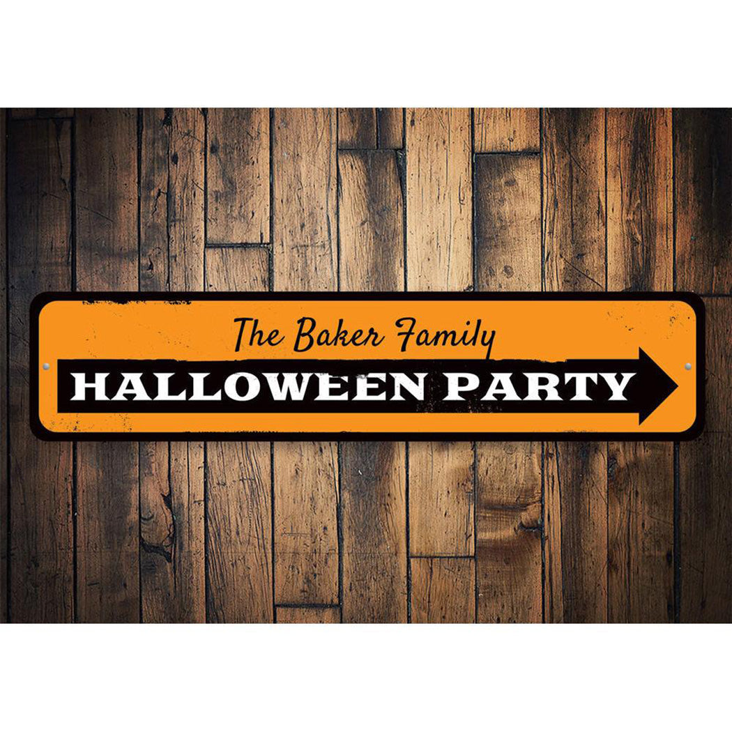 Halloween Party Sign