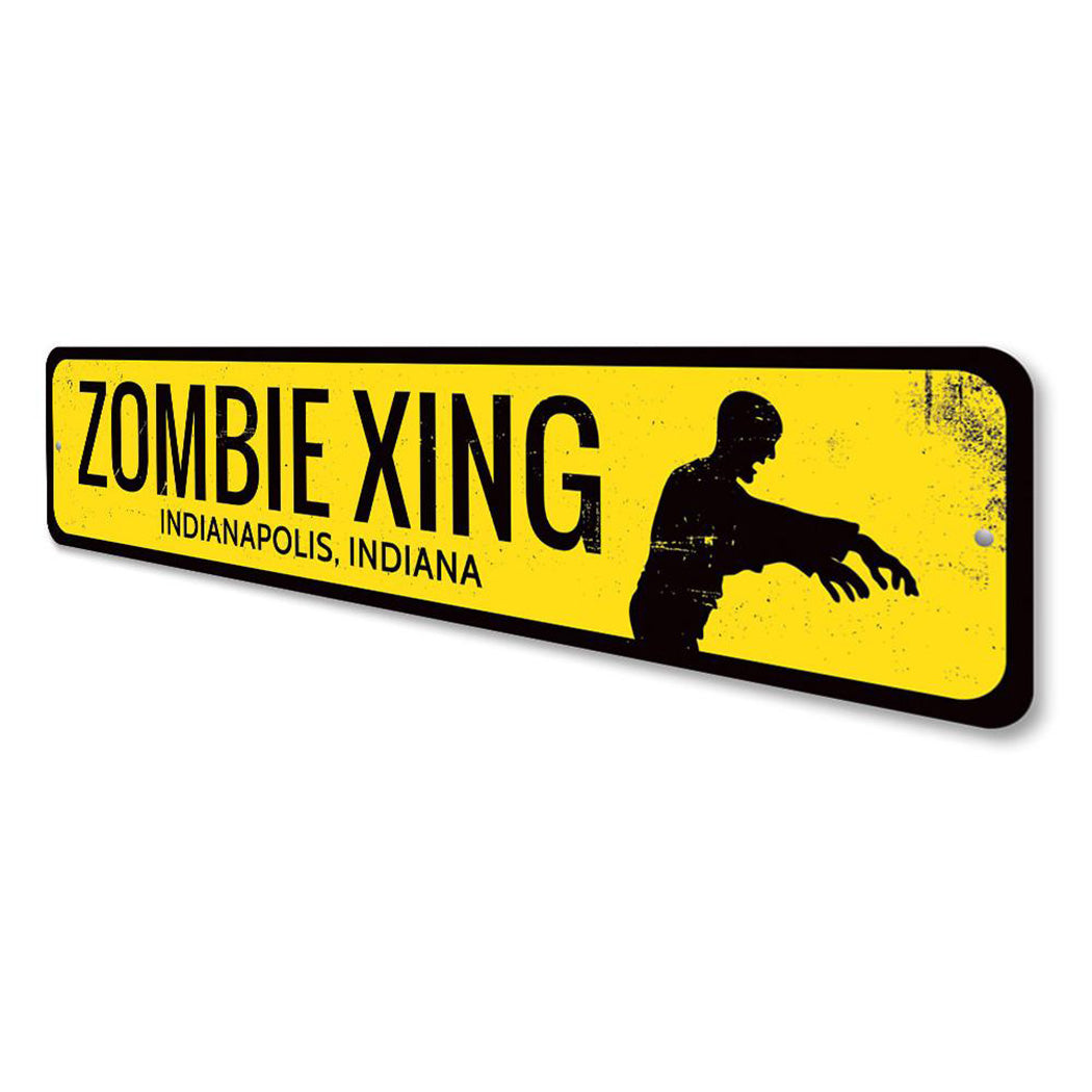 Zombie Crossing Sign