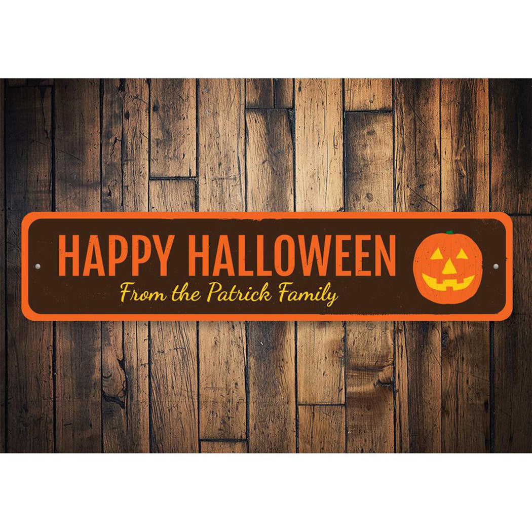 Jack-O-Lantern Halloween Sign