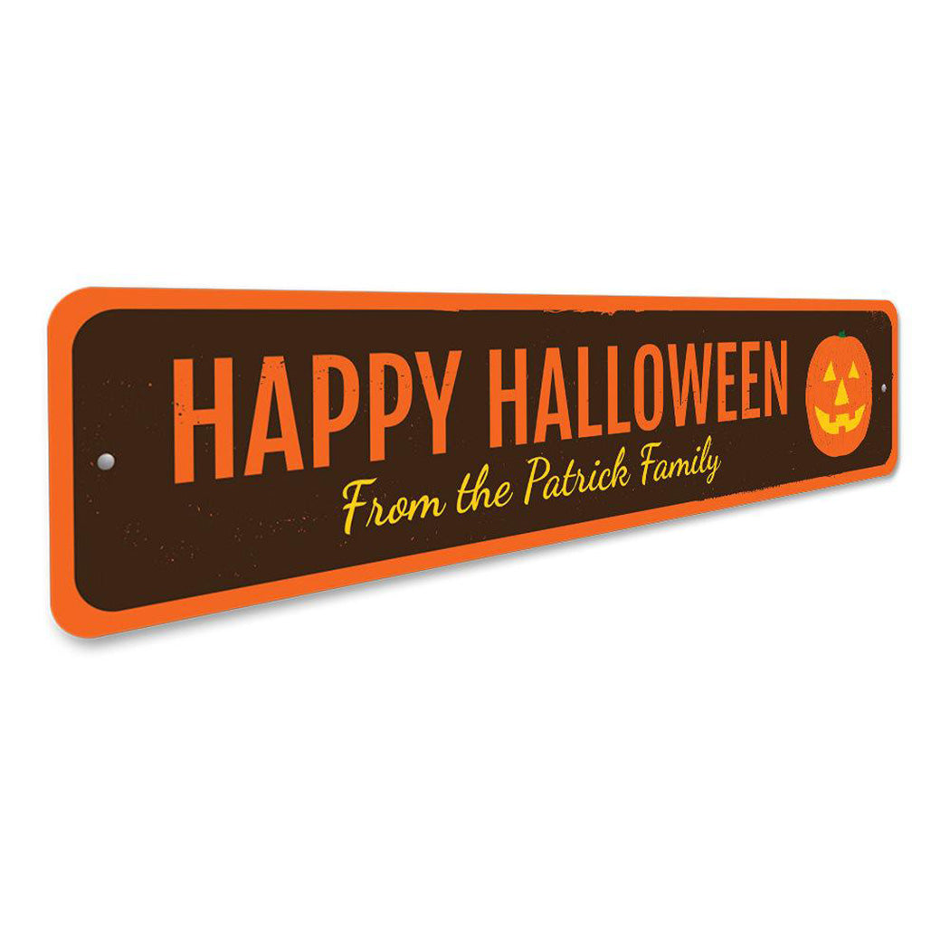 Jack-O-Lantern Halloween Sign