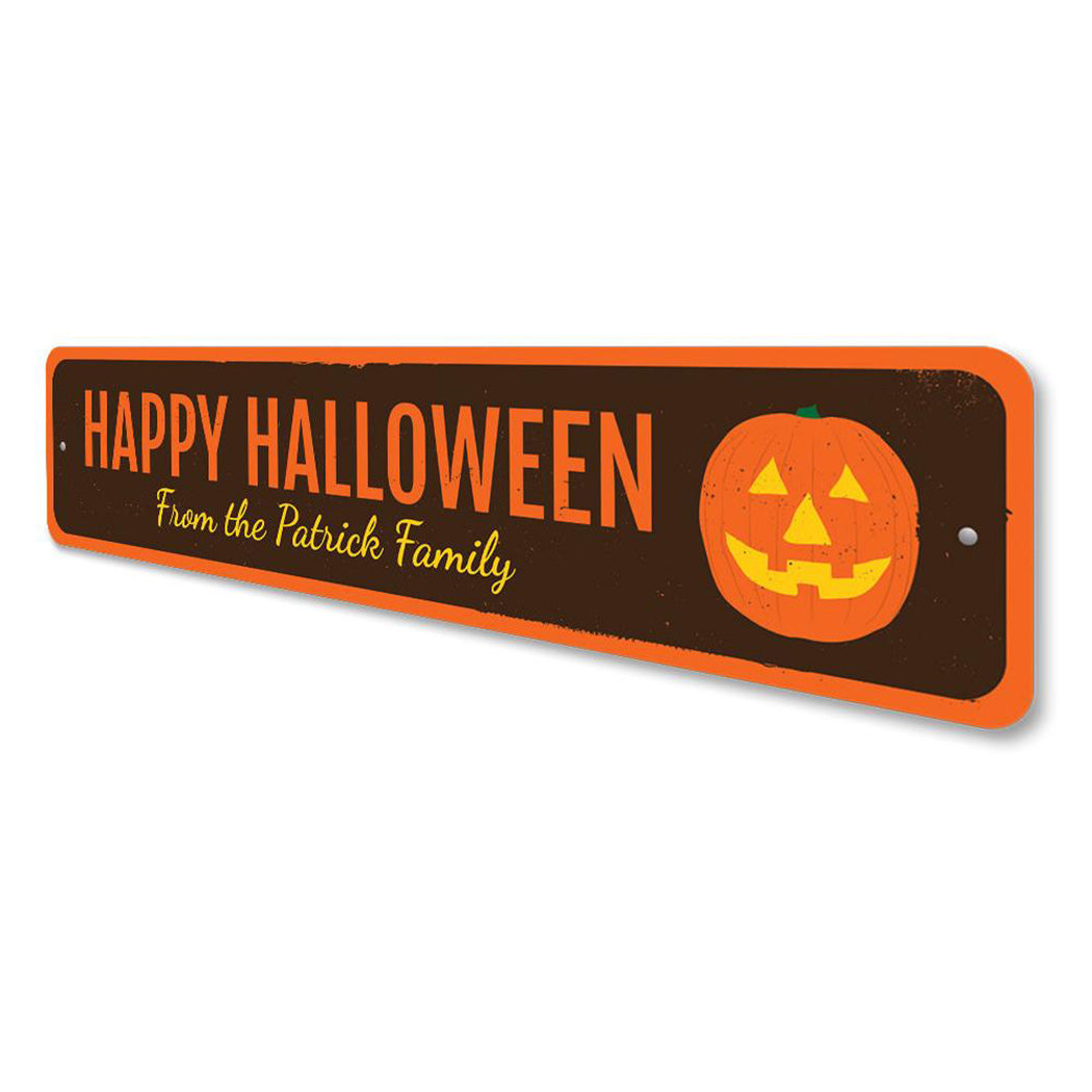 Jack-O-Lantern Halloween Sign