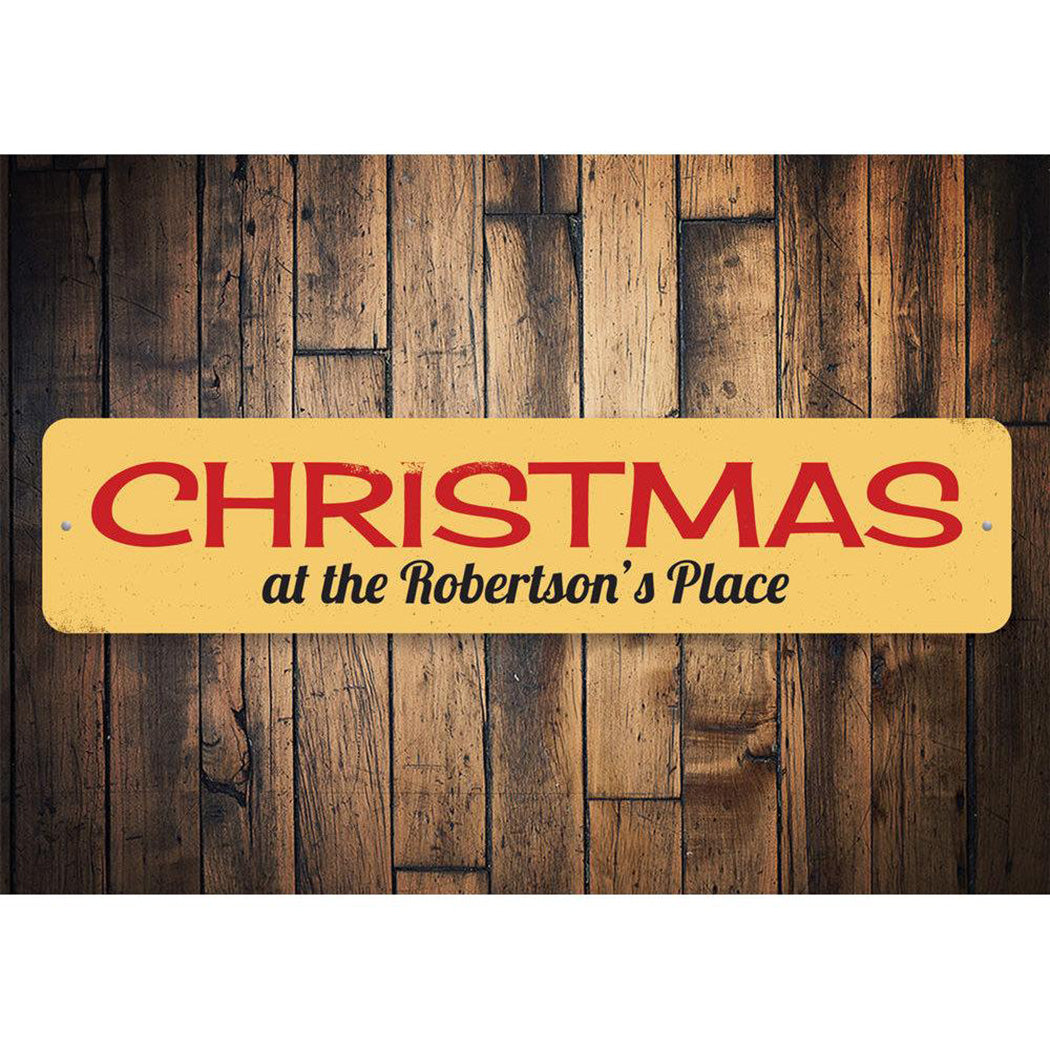 Christmas Place Sign