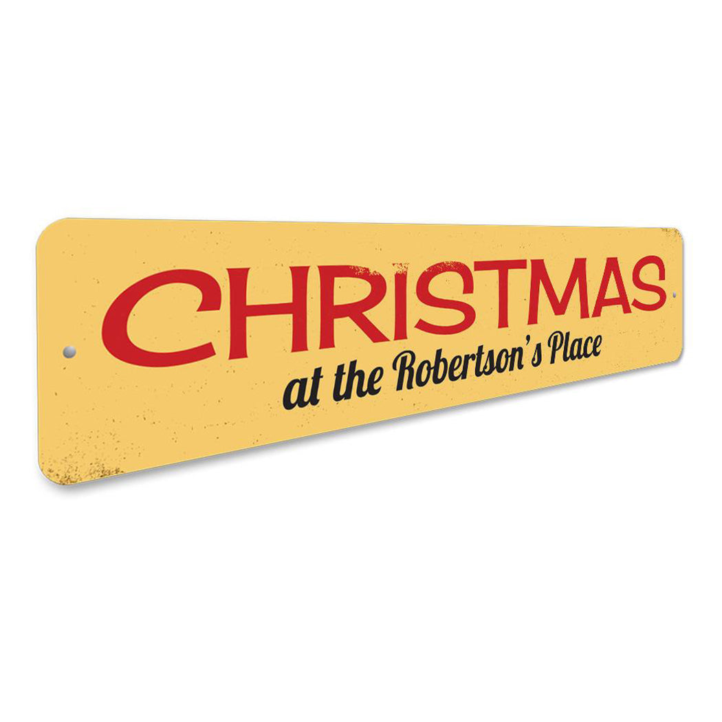 Christmas Place Sign