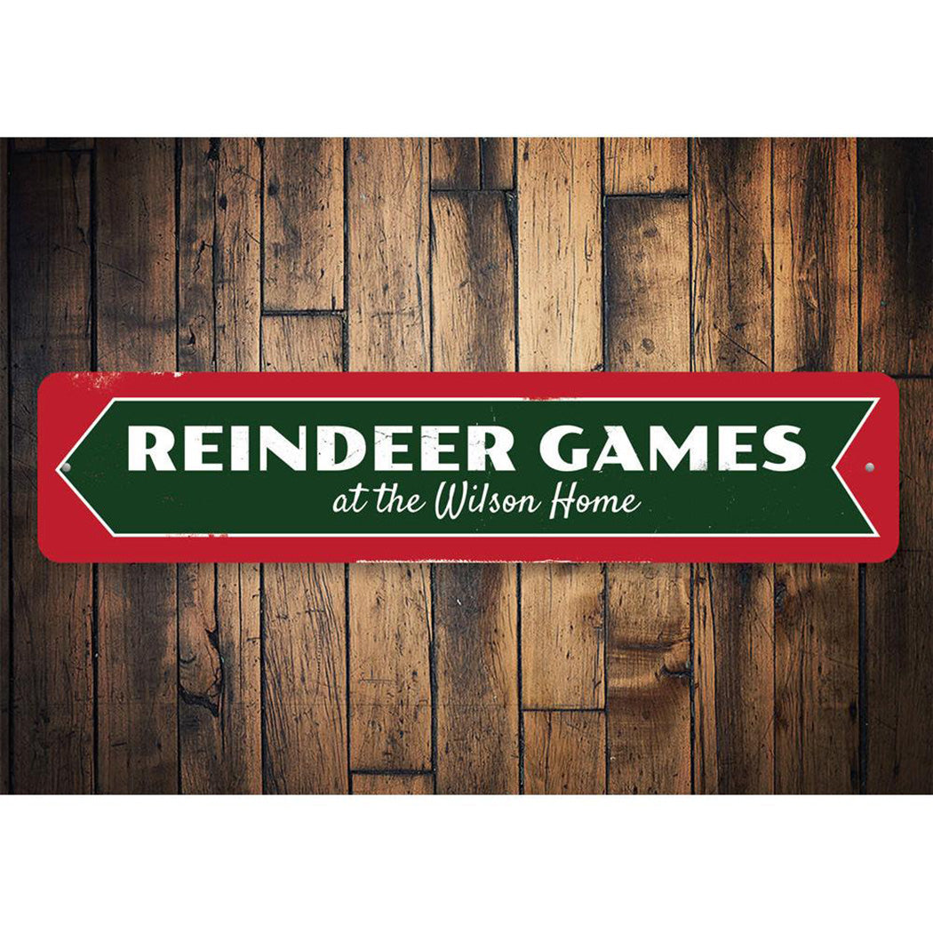 Reindeer Games Sign