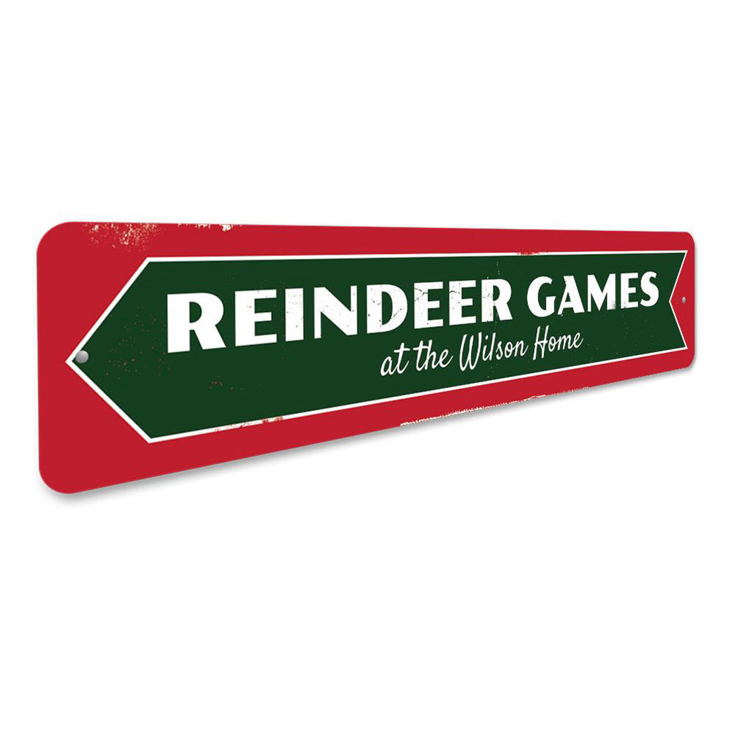 Reindeer Games Sign