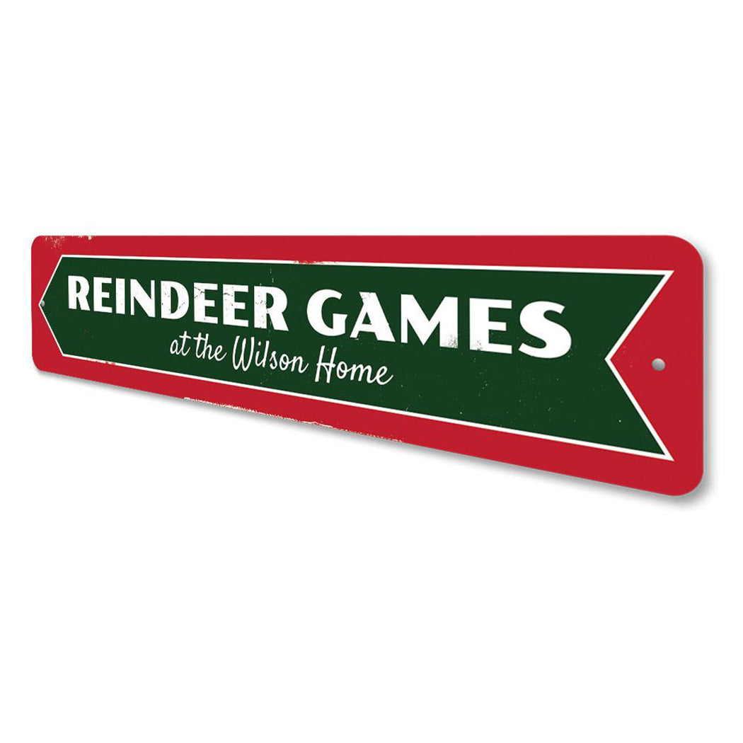 Reindeer Games Sign