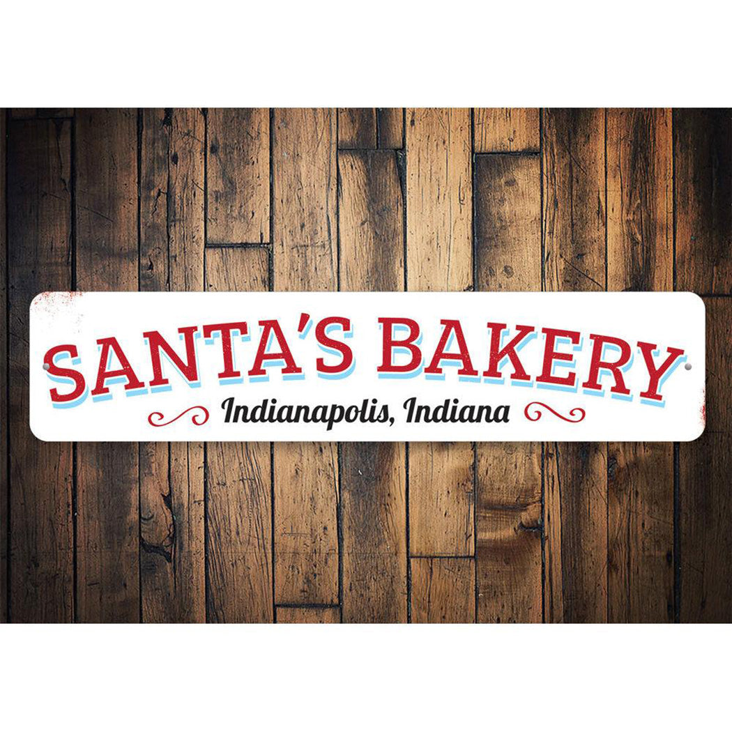 Santa's Bakery Sign
