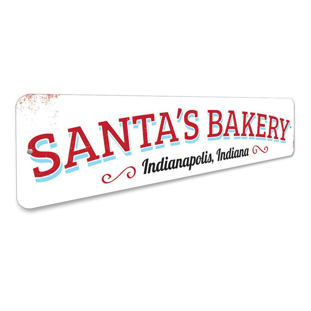 Santa's Bakery Sign