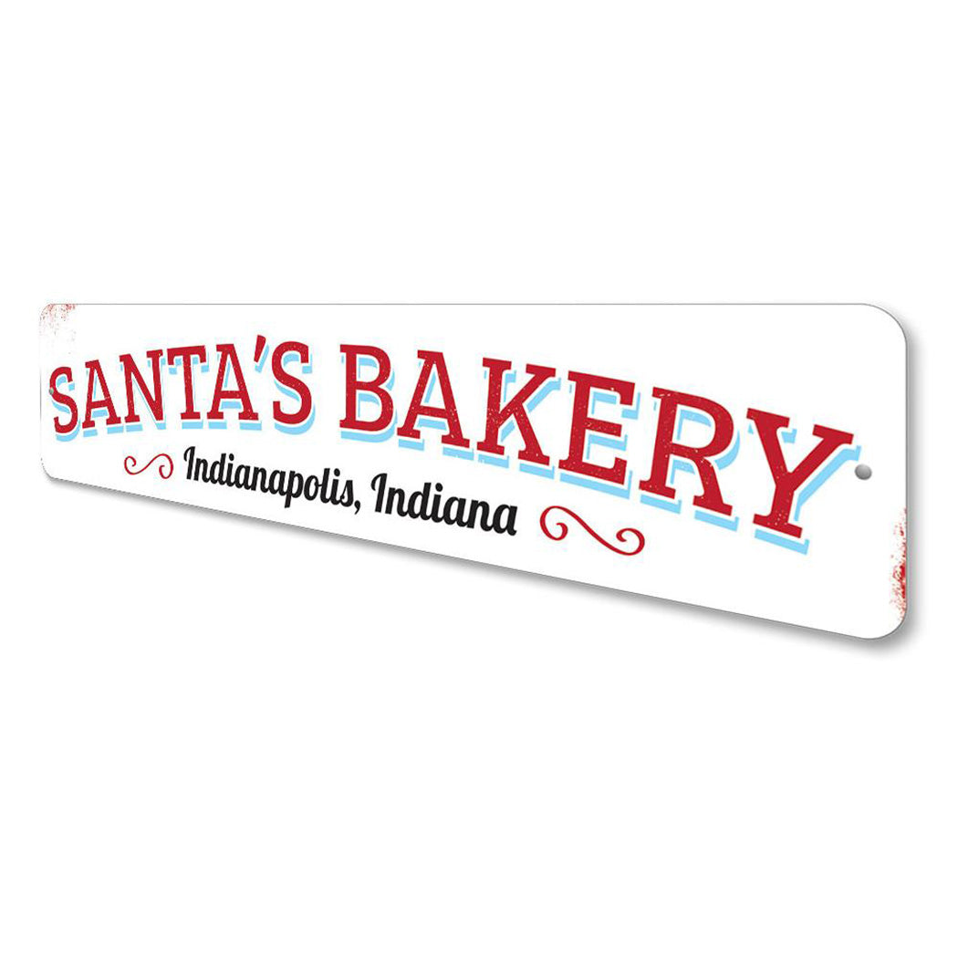 Santa's Bakery Sign