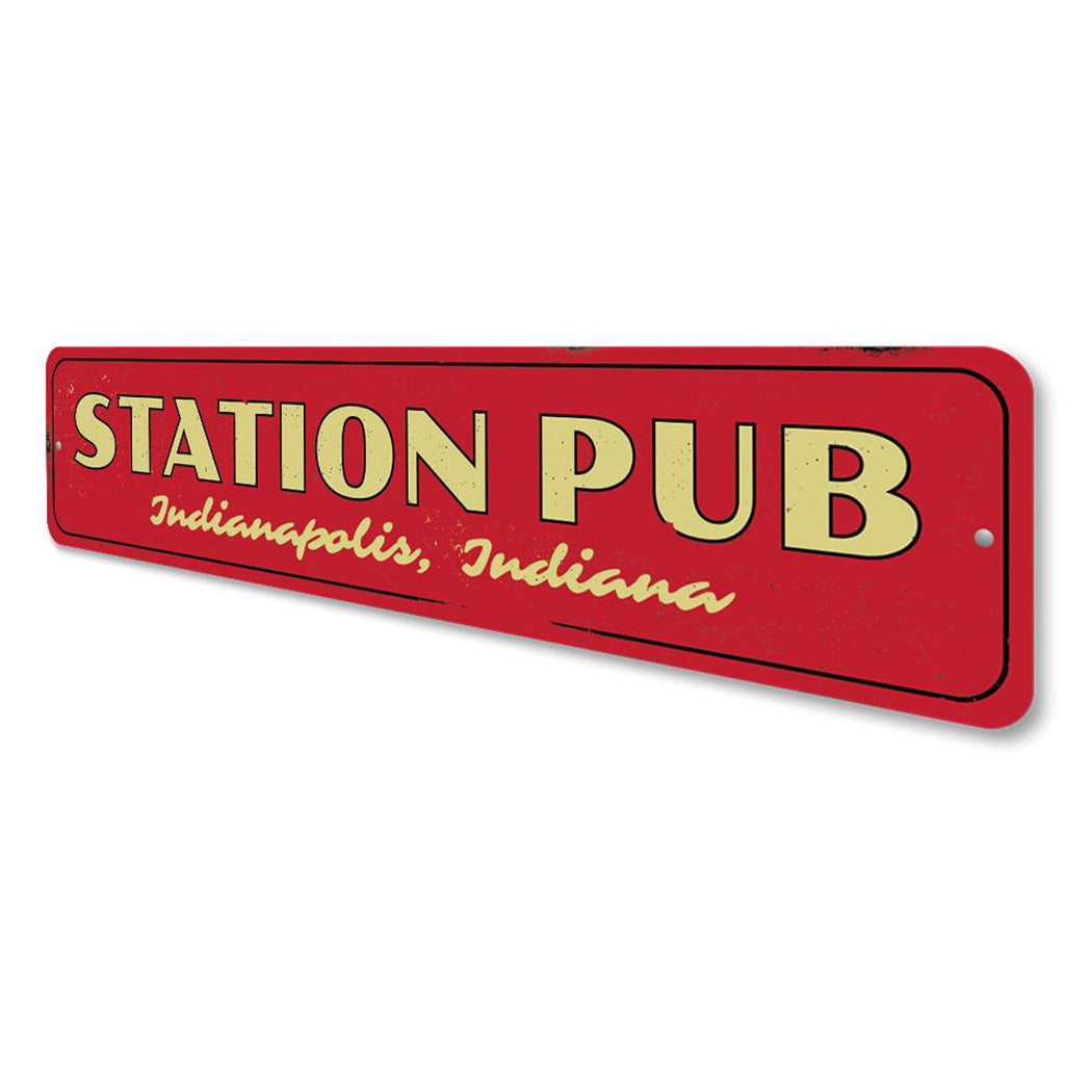 Station Pub Sign
