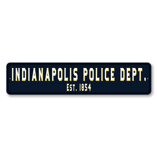 Police Department Established Year Sign