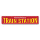 Tran Station City Metal Sign