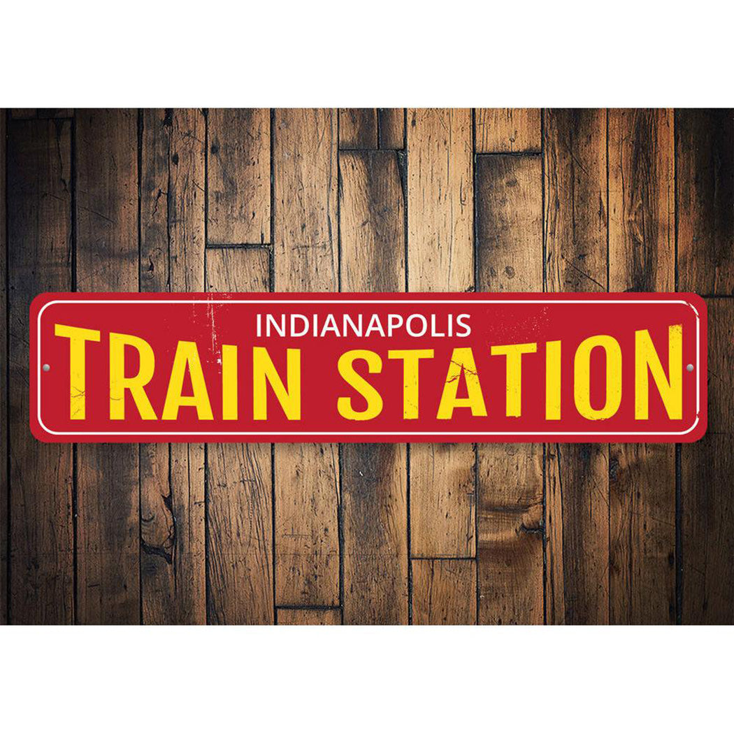 Tran Station City Sign