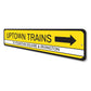 Uptown Trains Sign