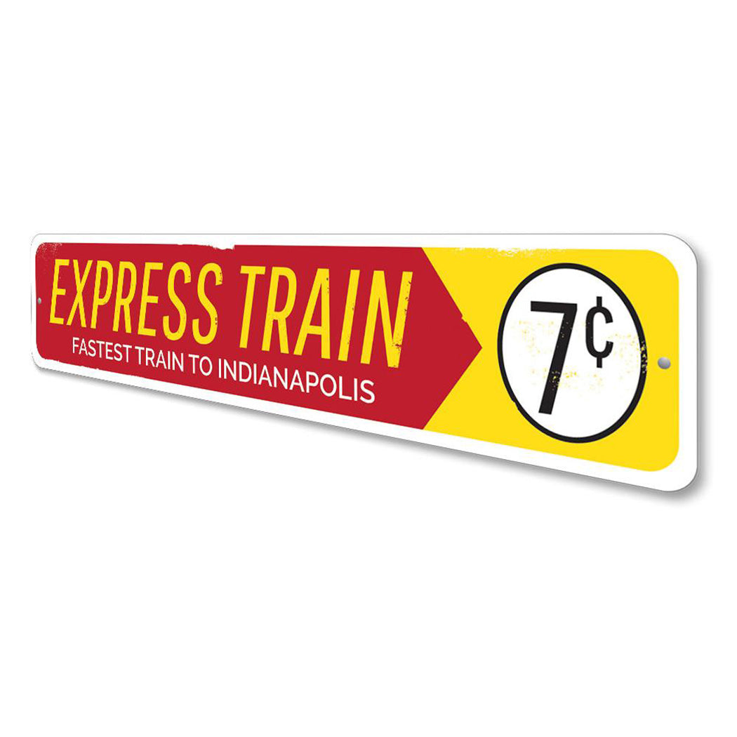 Express Train Sign