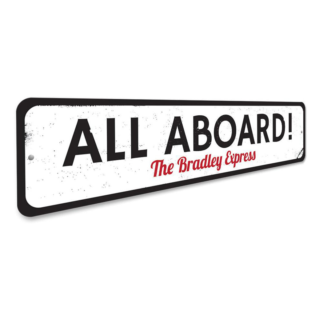 All Aboard Sign