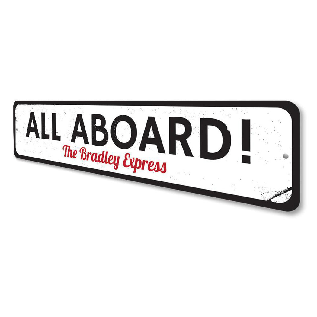 All Aboard Sign