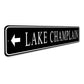 Lake Directional Arrow Sign