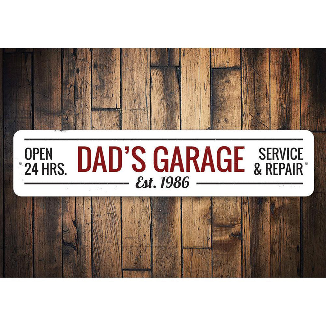 Dads Garage Sign