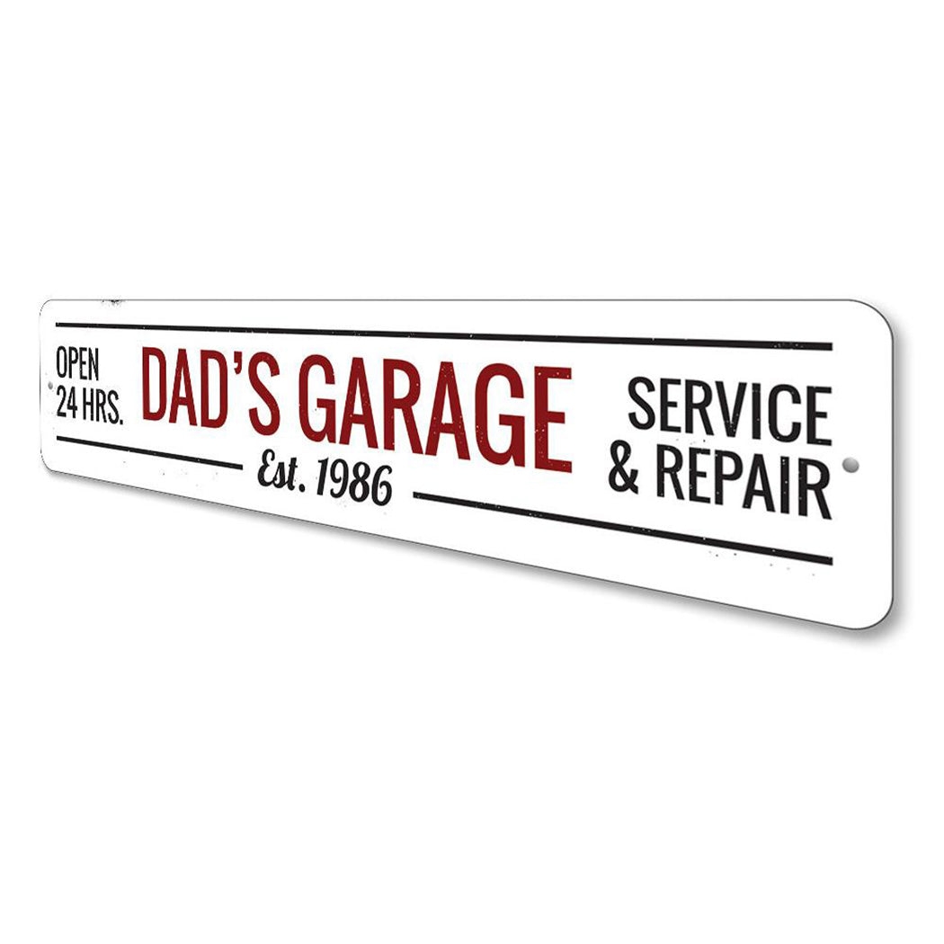 Dads Garage Sign