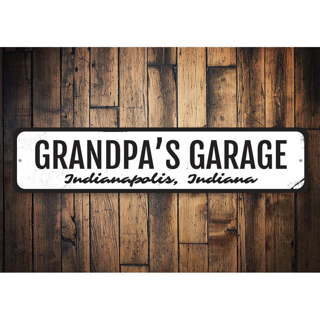 Grandpas Garage Sign