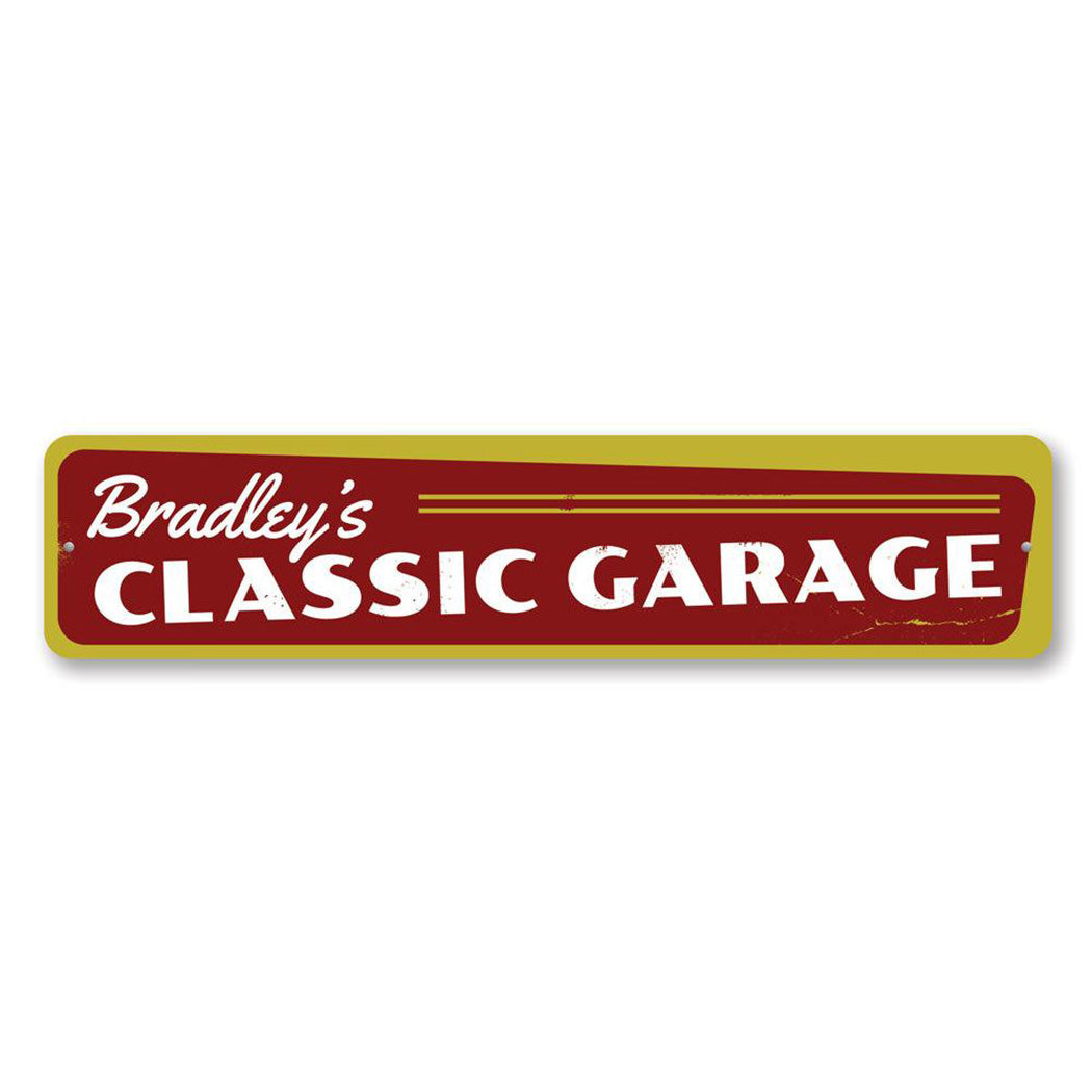 Classic Garage Metal Sign