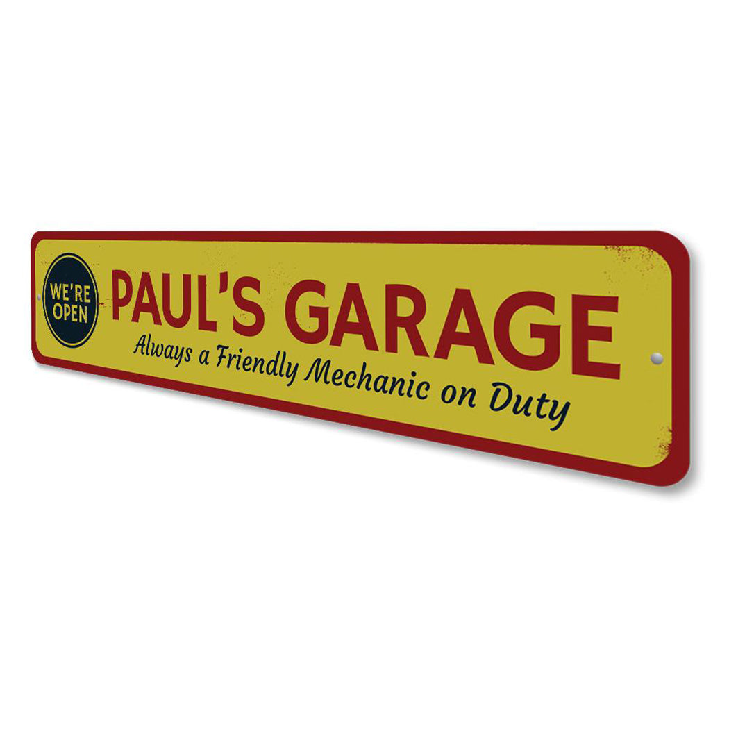 Open Garage Sign