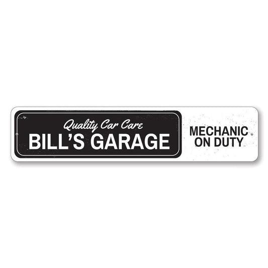 Quality Car Care Metal Sign