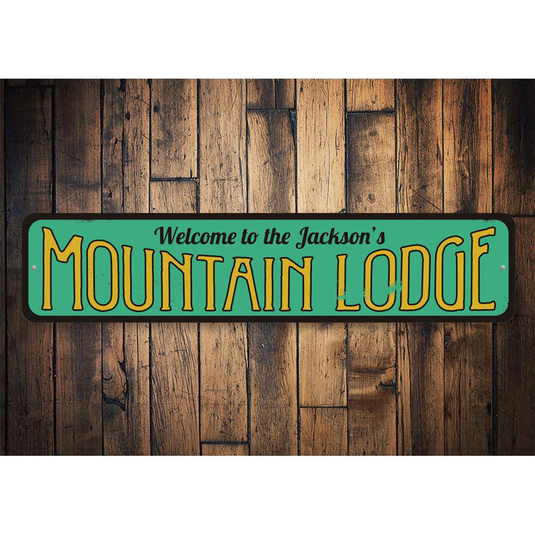 Mountain Lodge Sign