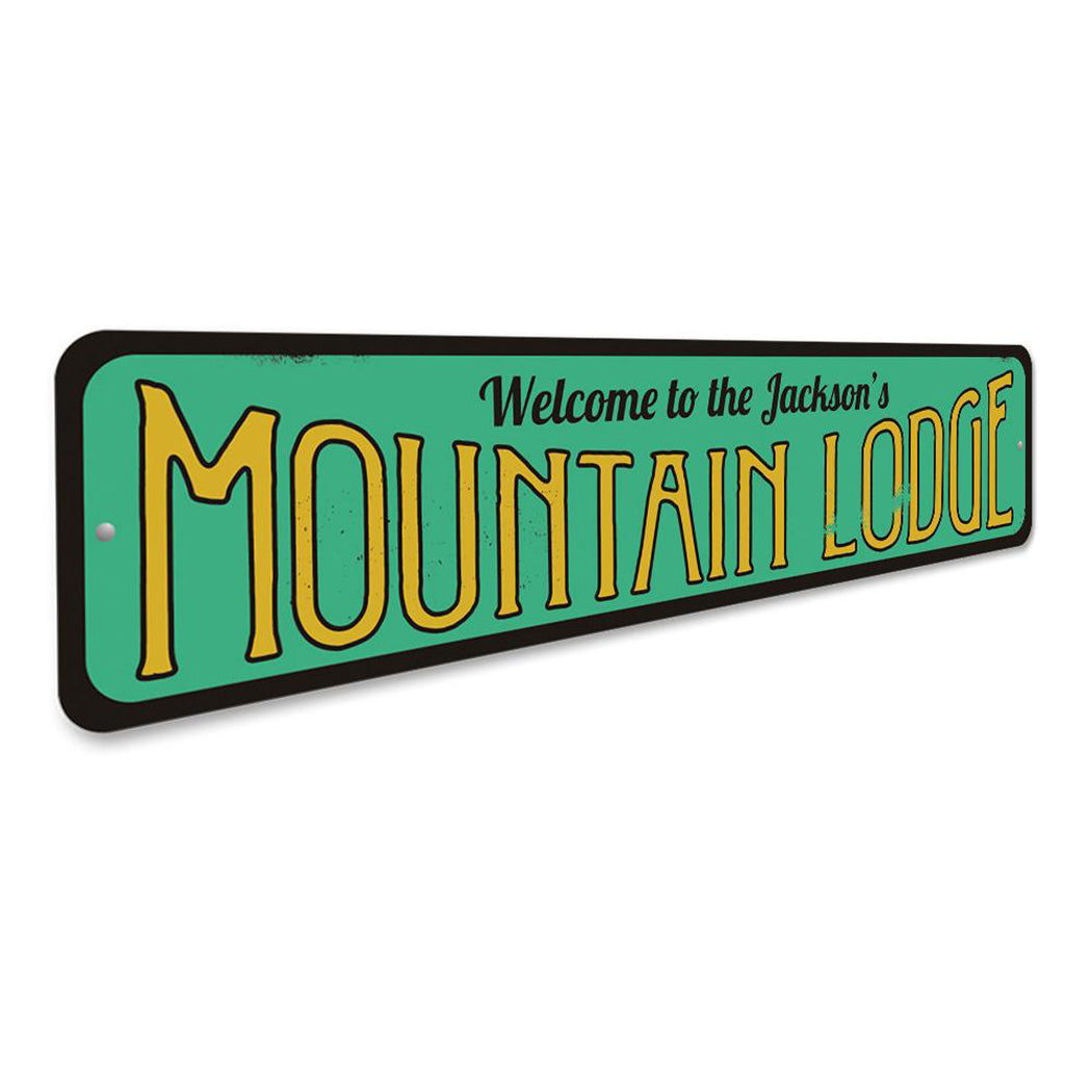Mountain Lodge Sign