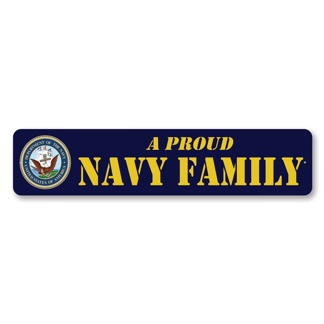 Proud Navy Family Sign