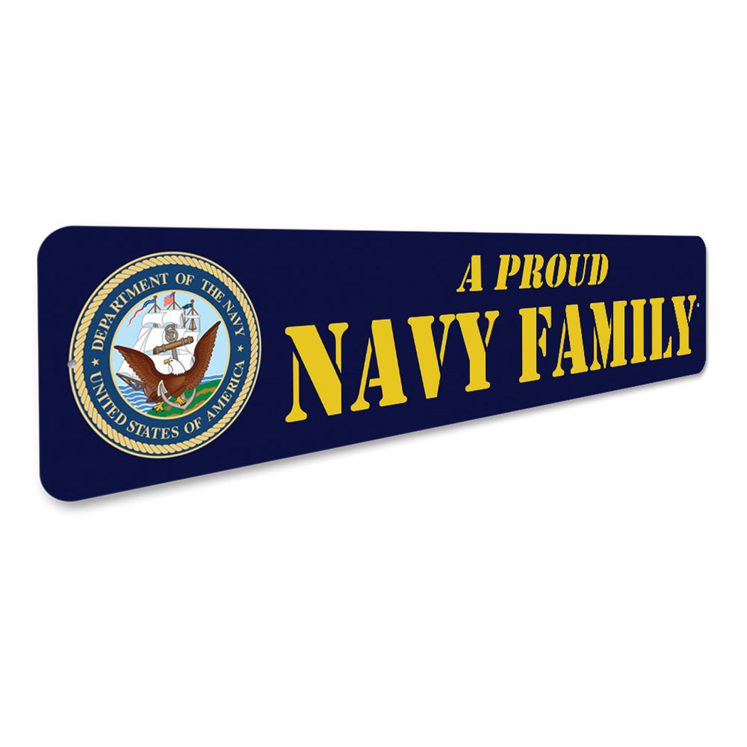 Proud Navy Family Sign