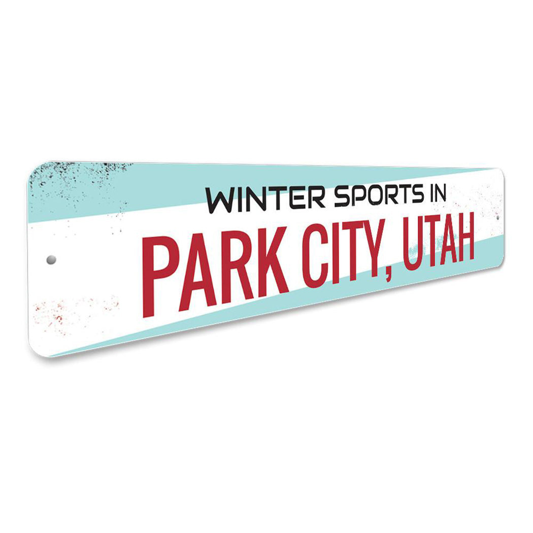 Winter Sports Sign