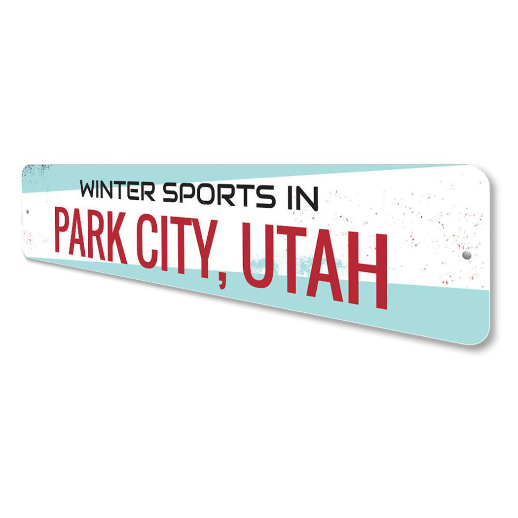 Winter Sports Sign