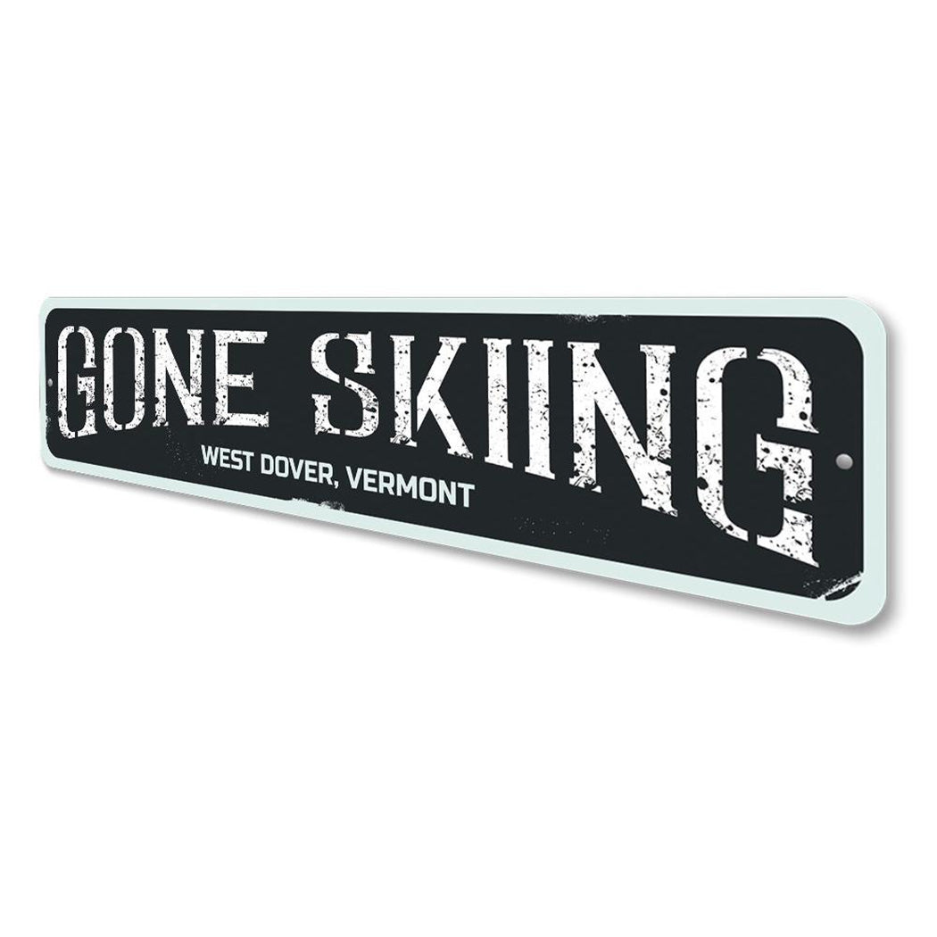 Gone Skiing Sign